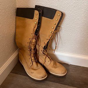 Women's Timberland 23345 14 inch leather boots 9.5